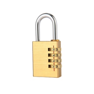Lucchetto Versatile di Alta Qualità con Combinazione Digitale a 3 Cifre Multicolore in Alluminio per Porte di Armadietti da Palestra e Porte in Legno - Product Image 1
