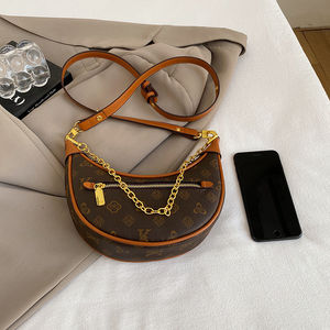 Bolso de Mano Cruzado de Lujo para Mujer, con Solapa en Forma de Guisante, Cierre de Cremallera, Duradero, Portátil, de Poliéster, Multiusos - Product Image 3