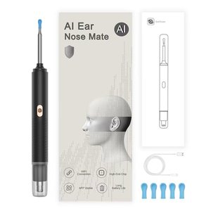 Tondeuse à <span class=keywords><strong>poils</strong></span> de <span class=keywords><strong>nez</strong></span> électrique 2 en 1 <span class=keywords><strong>pour</strong></span> enlever le cérumen d'oreille électrique AI Smart Visual Ear Wax Cleanser - Product Image 4