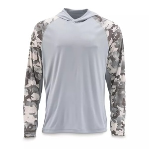 เสื้อตกปลาแบบใหม่สั่งทำพิเศษ ระบายอากาศได้ดี แห้งเร็ว น้ำหนักเบา ผลิตจากวัสดุรีไซเคิล ป้องกันแสงแดด UPF50+ แขนยาว มีฮู้ด - Product Image 3