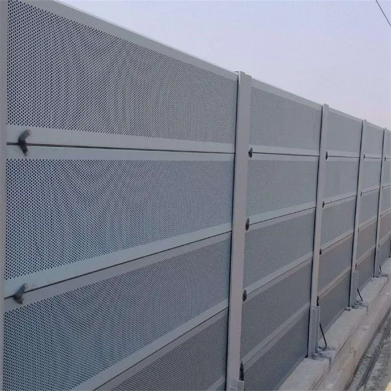 Reduction Noise Highway Soundproof Wall Aluminum And Sound Barrier Fence Anti Sound Traffic Road Noise Barrier