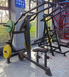 Máquina de Gimnasio Comercial CE con Carga de Discos para Ejercicios de Espalda, Máquina de Remo Sentado, Máquina de Remo con Polea Alta, Entrenador de Espalda Alta, Remo de Alta Resistencia - Product Image 1