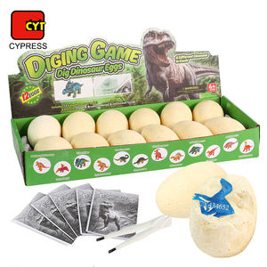Venta al por mayor STEM 12 piezas Dinosaur Egg Toys Excavation Discover Play Set Dino Eggs Dig Kit para niños - Product Image 1