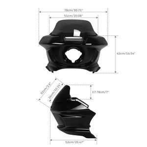 Cupolino Parabrezza TCMT in ABS Adatto per Harley FXLRST Low Rider <span class=keywords><strong>ST</strong></span> 2022-2023 XF2906E23-GBT - Product Image 5