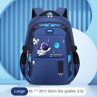 Nouveau sac à dos d'astronaute pour les élèves du primaire, grande capacité, léger, en microfibre, en cuir synthétique, pour la classe