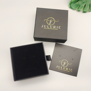 Boîte Cadeau d'Emballage de Bijoux en Carton Personnalisée avec Logo, Tiroir pour Collier, Boucles d'Oreilles, Bracelet, Bague - Product Image 4