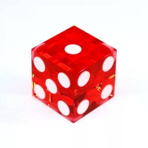 Dés en plastique transparent carré de 19 mm, dés à points réguliers, dés à points en <span class=keywords><strong>cristal</strong></span>, dés à points en plastique, dés à points en plastique - Product Image 4