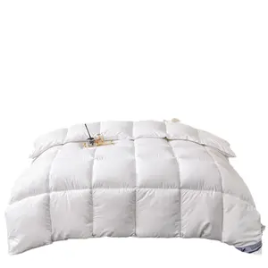 Luxury Wholesale Winter Soft Duvet 100% cotton Filling Ticking Fabric Quilt Comforter Duvet For Hotel Textile