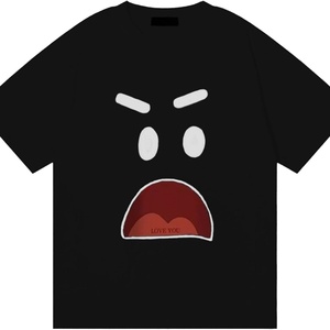 Oversized Graphic Tees Creative Graffiti Short Sleeve Shirts Summer Casual Rapper Streetwear <b>Y2k</b> <b>Tops</b> Men's T-Shirt 100% Cotton - Product Image 6