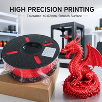Bobine de 1 kg de filament d'imprimante 3D en plastique de 1,75 mm compatible avec les machines d'impression FDM