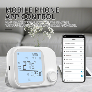 Régulateur de température RF WiTH6 simple et fiable, affichage LED, fonctionnement manuel - Product Image 5