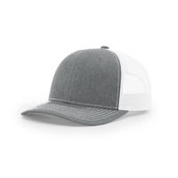 Casquette de camionneur Richardson personnalisée brodée avec logo en caoutchouc, visière plate de qualité supérieure, Goras Richardson 112, casquette de camionneur en maille