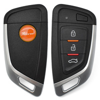 Vehicle 3 Buttons Black Xhorse VVDI Super Remote XSKF01EN Car Remote Smart Key with Xhorse VVDI Super Chip