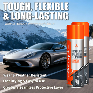 Scellant imperméable Premium Autoquize HQ701 en spray 500 ML, séchage rapide, flexible, <span class=keywords><strong>réparation</strong></span> des fuites, toit métallique, tuyau <span class=keywords><strong>de</strong></span> voiture, maison, toutes conditions météorologiques - Product Image 5