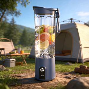 Licuadora Portátil Recargable por USB, Mini Licuadora de Alta Potencia para Frutas Frescas, Envío Gratis - Product Image 1