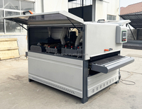 Machine automatique de ponçage et de polissage du bois, 630 mm 1000 mm, polisseuse CNC automatique à brosse pour portes en bois