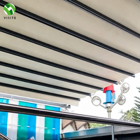 Pergola rétractable électrique en aluminium pour terrasse et jardin, idéale pour les projets extérieurs aux Philippines