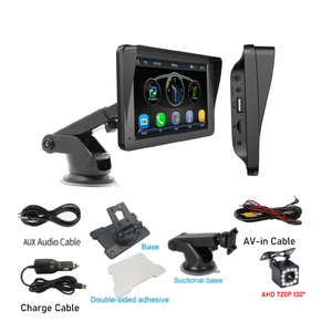 <span class=keywords><strong>Precio</strong></span> de fábrica Universal 7 pulgadas Radio Multimedia con cable a pantallas inalámbricas Android Auto Carplay para coche - Product Image 1