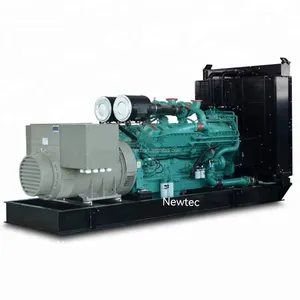 Gerador diesel com motor Cummins KTA38-G2 original, preço de fábrica, 800kw, 1000 kva, gerador diesel aberto ou silencioso, 1000KVA