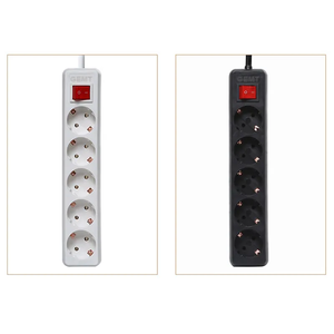 El mejor <span class=keywords><strong>cable</strong></span> de extensión eléctrico con <span class=keywords><strong>protector</strong></span> contra sobretensiones con tira de Alimentación protectora segura Reino Unido con 4 tiras de alimentación de salida - Product Image 4