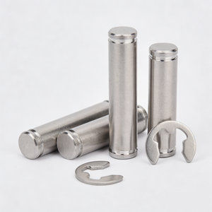 Goupilles de centrage en acier inoxydable de haute précision, goupilles de retenue robustes avec circlips pour la construction et les pièces automobiles - Product Image 3