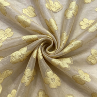 Tissu Jacquard Transparent 100% Polyester, Doux et Lisse, Largeur 58/60 pouces, Idéal pour Vêtements, Robes, Pyjamas, Textiles de Maison et Production de Vêtements