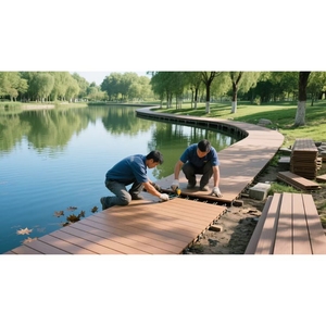 HDPE Outdoor Using <strong>Recyclable</strong> <strong>Timber</strong>, New Lumber, Wood Plastic Composite <strong>Timber</strong> Lumber - Product Image 3