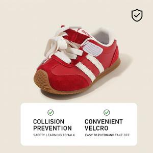 <span class=keywords><strong>Scarpe</strong></span> da Ginnastica Personalizzate per Neonati, Suola Morbida, Allacciatura, Antiscivolo, Prime <span class=keywords><strong>Scarpe</strong></span> Comode in Pelle PU per Bambini e Bambine, Autunno - Product Image 3