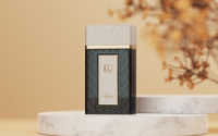Flacon de parfum carré de luxe 100 ml avec pulvérisateur personnalisé, emballage en verre avec boîte, usine OEM ODM, parfum vide estampé à chaud