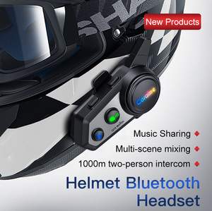 Беспроводная мотогарнитура Q18 1000M для связи между 2 мотоциклистами - Product Image 6