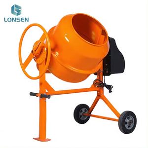 เครื่องผสมคอนกรีตไฟฟ้าแบบเคลื่อนย้ายได้ 120 ลิตร สำหรับโครงการก่อสร้างขนาดเล็ก - Product Image 2
