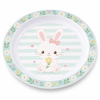 Assiette à dîner pour enfants écologique personnalisée OEM Assiette ronde en plastique sans BPA prix de gros d'usine Plats et assiettes