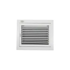 New Product dust free clean room Openable and Adjustable air grille with mesh air conditioning aluminium linear slot diffuser