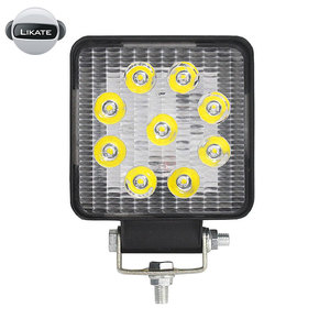 4 "ont mené la lumière de travail 27w hors route a mené la lampe 27w led lampe d'inondation 27w led la lumière de travail 12v <span class=keywords><strong>l</strong></span> - Product Image 1