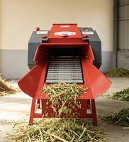 Machine à couper le fourrage 5 tonnes par heure, hacheuse d'ensilage électrique et diesel, machine à couper l'herbe pour la transformation des aliments pour animaux