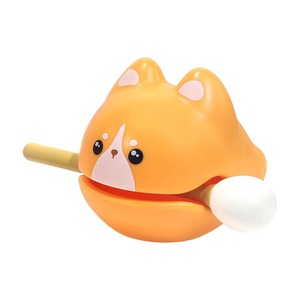 Juguete de Madera con Forma de Pez, Divertido y de Dibujos Animados, Instrumento de Percusión con Sonido, Figuras de Gatos de la Suerte, Regalo - Product Image 1