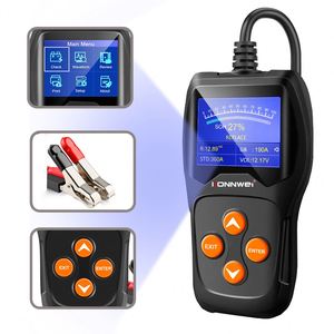 KONNWEI-probador de batería híbrida multilenguaje, herramienta útil para garajes de taller, Analizador de batería de coche para ácido de plomo - Product Image 2