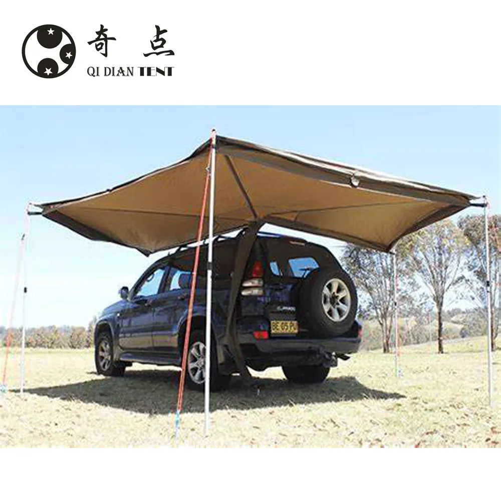 Premium markise 5+ person camper trailer fox wing awning roof top tent