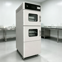 Gabinete de Secado al Vacío Médico de 68L, Temperatura Ajustable de 40-80°C, Acero Inoxidable, Equipo de Laboratorio Moderno de Alta Calidad