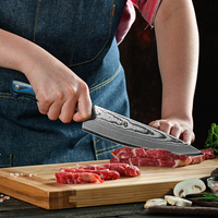 Couteau de chef KEEMAKE Damas 8 pouces, cœur VG10, 67 couches, couteau de cuisine japonais Gyuto, ultra-affûté, avec manche G10