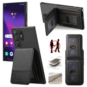 Cover a <span class=keywords><strong>conchiglia</strong></span> per Samsung S26 S25Edge realizzata in vera pelle. Custodia in pelle per telefono Samsung A56/A07/A57 con slot per schede - Product Image 2