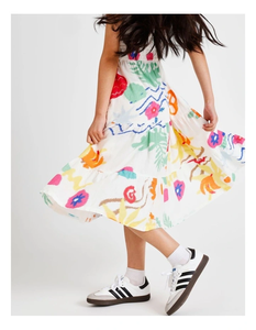 Vestido de Verano de Algodón para Niñas con un Atractivo Estilo Moderno, Tela Suave y Corte Holgado, Diseñado para la Escuela y Fiestas de Cumpleaños - Product Image 4