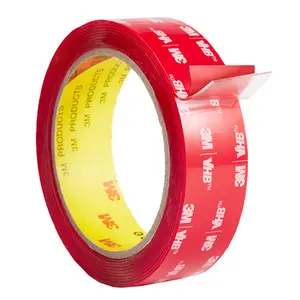 Aangepaste Transparante, Heldere Vasthoudende Ducttape Rol 4910 Vhb Dubbelzijdige Plakband 3 M