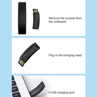 Bracelet intelligent à affichage LED numérique en gros avec alarme vibrante et rappel par vibration pour montre connectée