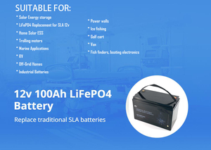 แบตเตอรี่ลิเธียม LiFePO4 12.8V 150Ah ชุดแบตเตอรี่ทดแทนแบตเตอรี่ตะกั่วกรด พร้อมระบบ BMS รับประกันอายุการใช้งาน 3 ปี - Product Image 5
