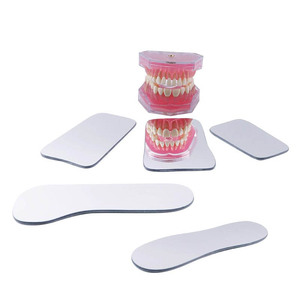 Juego de espejos intraorales dentales de 5 piezas, kit de fotografía de ortodoncia, reflectores de doble cara para examen oral - Product Image 1