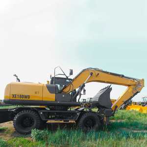 รถขุดล้อยาง XE180WD 18 ตัน ประสิทธิภาพสูง ขับเคลื่อน 4 ล้อ สำหรับงานก่อสร้างในเมืองและการบำรุงรักษาถนน - Product Image 3