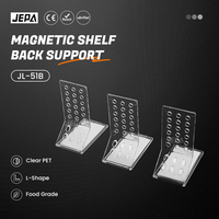Support de marchandises réutilisable pour étagère, poussoir manuel, support magnétique pour dos d'étagère, butée magnétique pour dos d'étagère pour magasin spécialisé