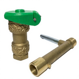 Robinet d'admission d'eau à raccord rapide en laiton avec couvercle pour arroseur à impact d'irrigation, usage agricole et de jardin - Product Image 4