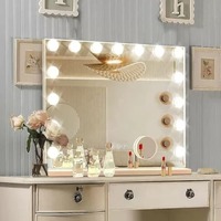 Miroir LED Tactile Haute Qualité 11 Ampoules pour Maquillage et Coiffure, Idéal Chambre, Hôtel, Salle de Bain - Vente en Gros Usine OEM
